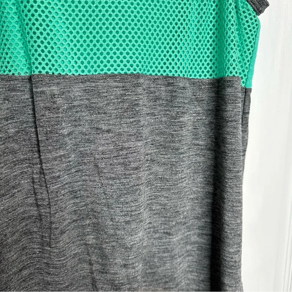 SO Tank Top Colourblock Teal & Grey Size Small - Picture 15 of 16